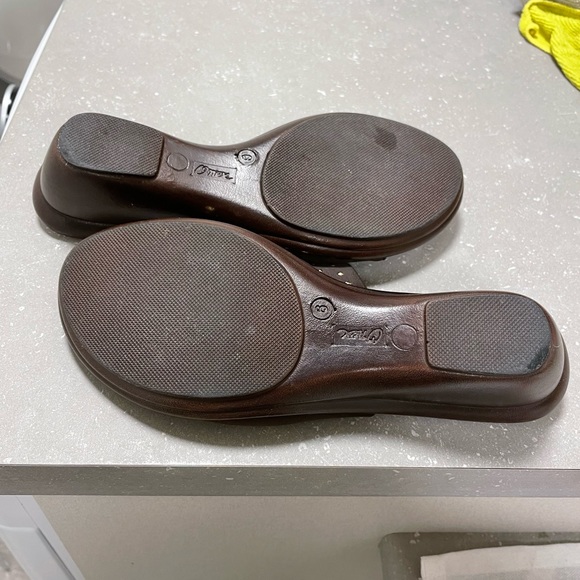 ONEX Cute Brown Studded Slip in Sandals - Picture 3 of 7